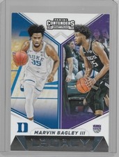 2019 PANINI CONTENDERS DRAFT PICKS BASKETBALL LEGACY MARVIN BAGLEY III #30