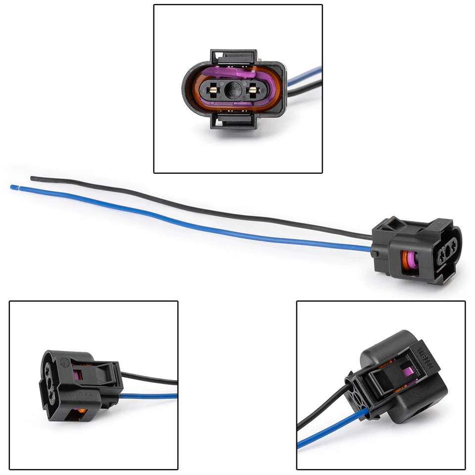 For Audi A3 A4 A5 A6 A8 1984-2023 Coolant Reservoir Tank Sensor Connector Plug - Image 2 of 4