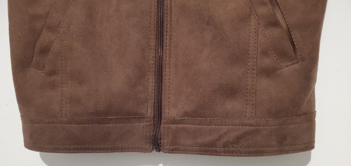 GA MILANO ITALIAN SUEDE LEATHER FOR MEN JACKET ITALY SIZE (SMALL
