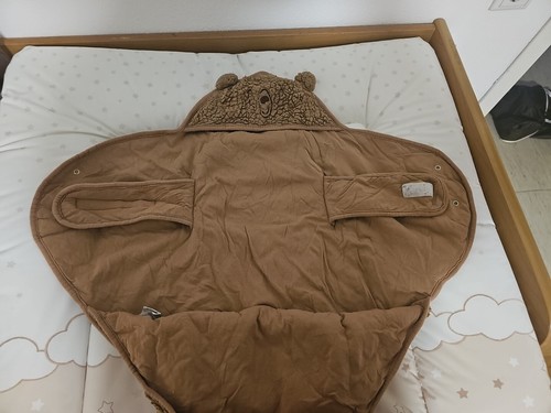 Teddy Einschlagdecke braun Gr.bis62 - Bild 3 von 3