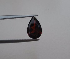 Garnet Pear Natural Gem 12 x 8mm