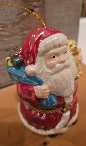 Mr. Christmas 2012 Music Ornament Circulating Sleigh Plays Dashing Thru The Snow - Foto 4 di 16