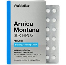 Arnica Montana 30X HPUS, Clinical Grade, Quick Dissolve Tablets, Five-Day Rec...
