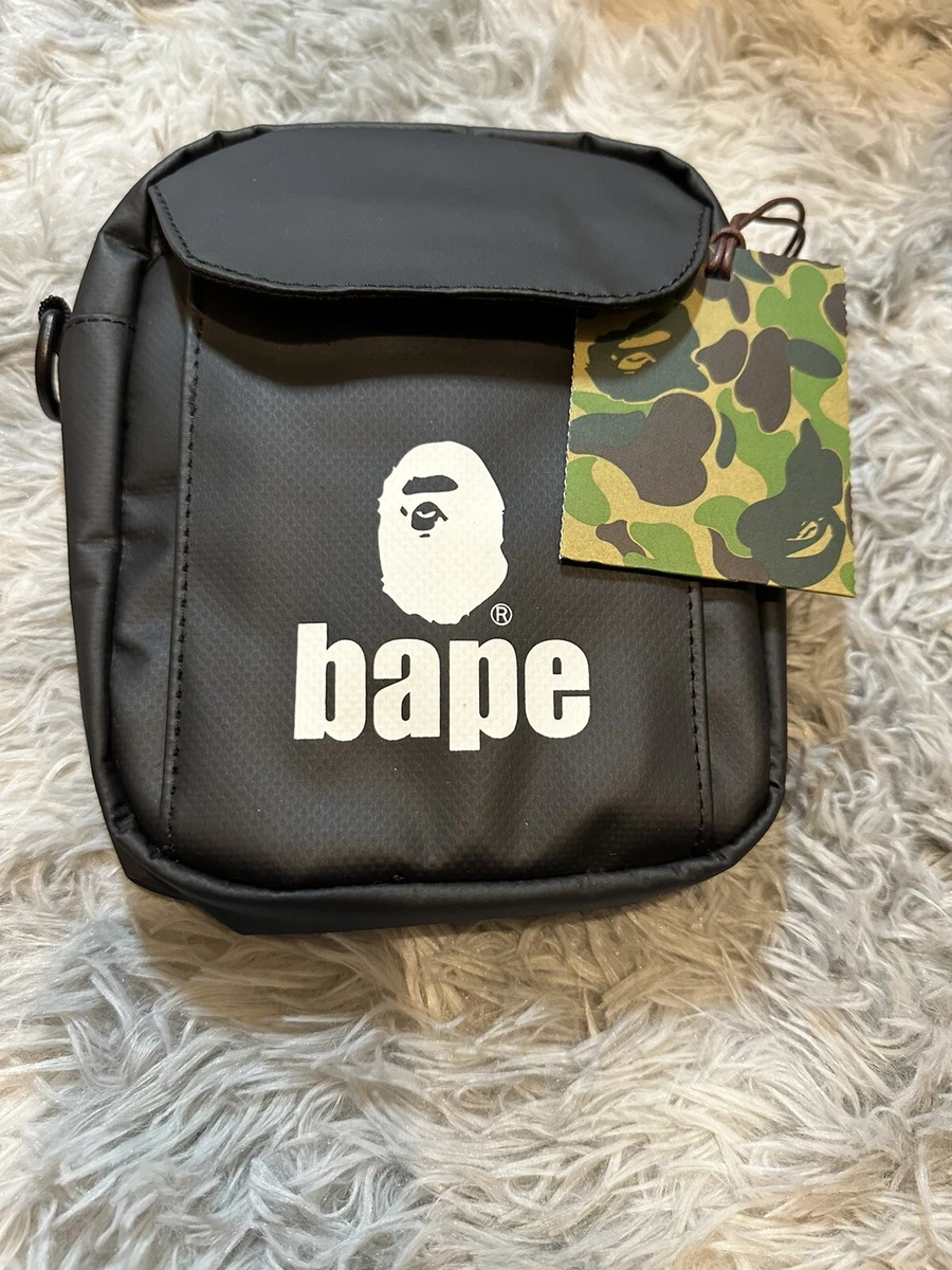 BAPE A Bathing Ape Shoulder Bag Black Camo Side BAPESTA SUPREME FREE  SHIPPING