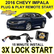 Js Alarms PLUG & PLAY REMOTE START For 2016 CHEVROLET IMPALA CHEVY GM7