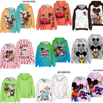 Cosplay Amanda the Adventurer 3D Hoodies Adult Kids Sweatshirts Jacken Mäntel