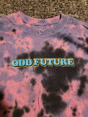 Odd Future x Santa Cruz Pink Tie Dye Shirt Men's Small Donut Logo
