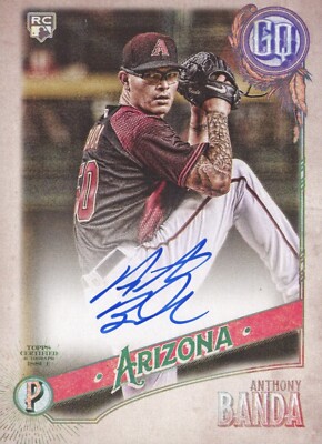 TOPPS 2018 GYPSY QUEEN ANTHONY BANDA #GQA-AB AUTOGRAMMKARTE
