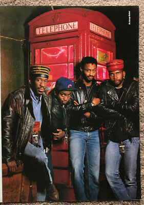 LIVING COLOUR - 1988 Full page UK magazine poster 