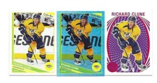 NASHVILLE PREDATORS BORN IN TORONTO CANADA 3 RICHARD CLUNE HOCKEY CARDS READ