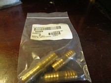 1/2" x 1/2" Hose x Hose 2.13" L Brass Hose Splicer QTY 3