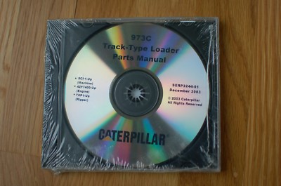 CAT Caterpillar 973C Track Loader Crawler Part CD Manual Book Catalog loader OEM