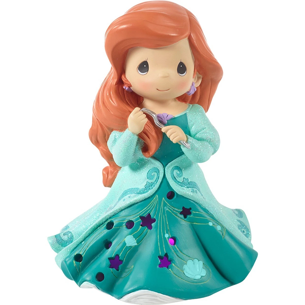 New PRECIOUS MOMENTS DISNEY Musical Figurine ARIEL LITTLE