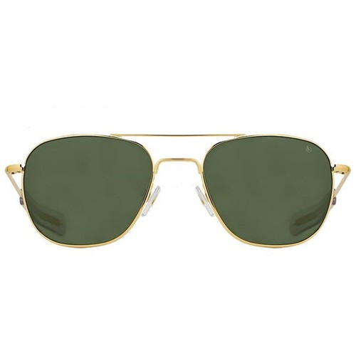AO Eyewear American Optical Original Pilot Gold Frame Sunglasses - Picture 5 of 14