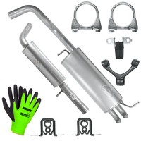 Schaldampferset Auspuff FüR Audi A3 8L VW Golf 4 IV New Beetle 1 I 1.8 T|2.0|2.3