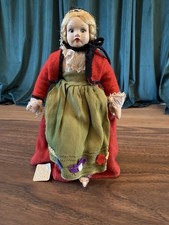 Magis Roma 8? Souvenir Doll From Courmayeur (RARE) - Blonde Braids Brown Eyes