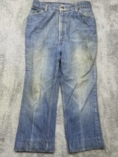 Vtg 70's Levi's Orange Tab 505 Made In USA Jeans Crop Hem Women's 16 (29x24.5)