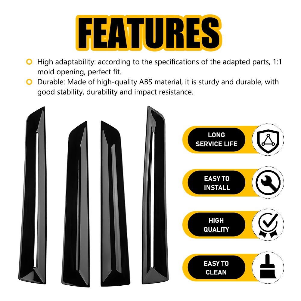 /Set Window Lift Door Lock Control Overlay Cover For Honda Civic 2022-up4-20x