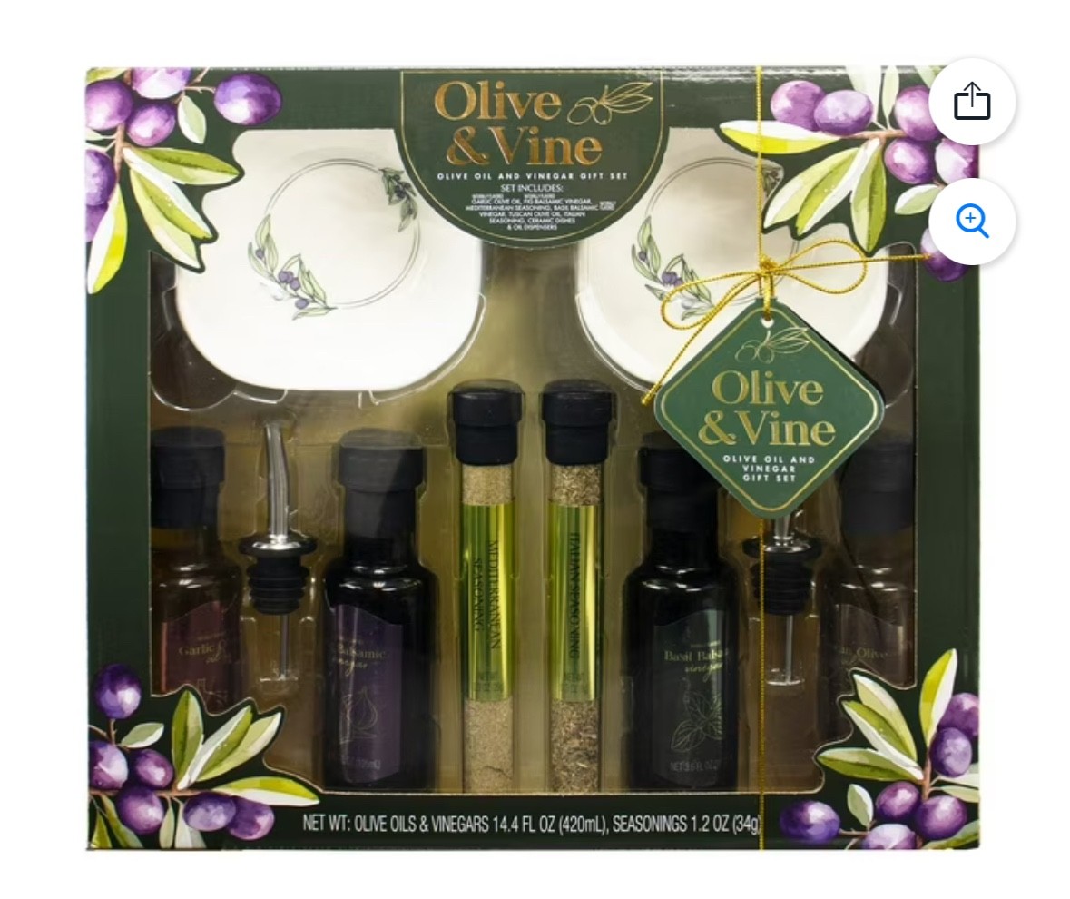And Vinegar Gift Set, 10 Pcs., Dipping Bowls