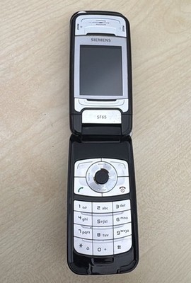 Siemens SF65  in silver-black Klapphandy / Fold-Handy-Phone geprüft Garantie