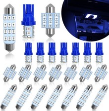 Blue Led Interior Car Bulbs Set