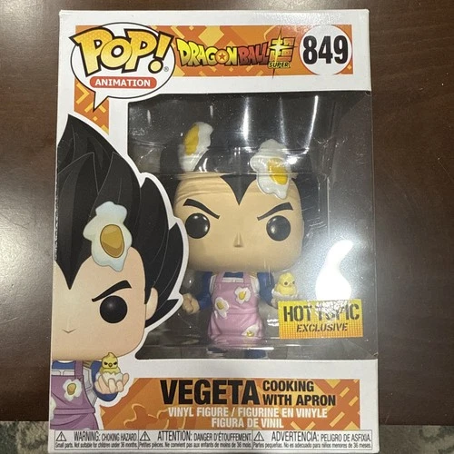 Funko Pop! Dragon Ball Z Vegeta Cooking With Apron 849 Hot Topic Exclusive