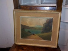 SERGIO TUBINO -PITTORE LIGURE - OLIO SU TAVOLETTA  23X 17 CM.