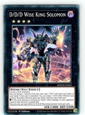 D/D/D Wise King Solomon Super Rare 1st Edition DOOD-EN043 NM