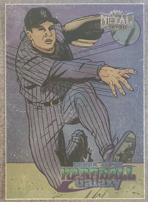 1998 Metal Universe - Hardball Galaxy Derek Jeter #208