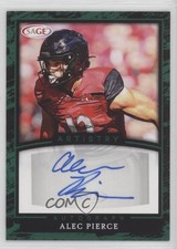 2022 SAGE Artistry Auto Green Alec Pierce #A-AP Auto 2b2