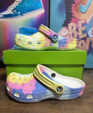 Crocs Classic Tie Dye Graphic Clogs Unisex Size 4 Men/ 6 Women
