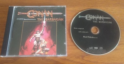 Conan The Barbarian Original Motion Picture Soundtrack CD 1982 Movie Arnold