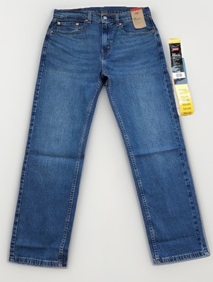 Levi's 505 Mens jeans 32x30 regular fit straight leg medium wash blue
