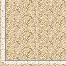 Gather Grateful Heart Fabric Turkey Leaf Garland Cream Timeless Treasures YARD