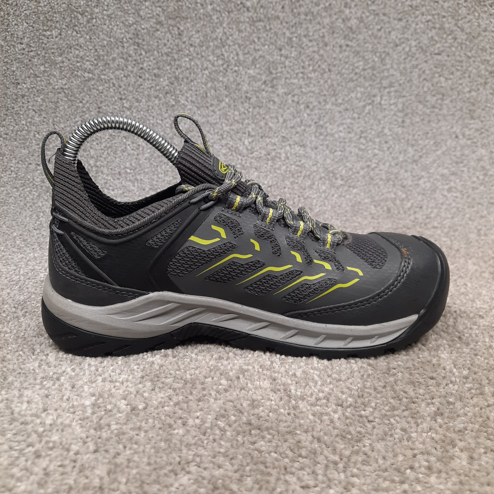 Scarpe Keen Utility Flint II sportive punta in fibra di carbonio da donna taglia 6 5 grigio verde
