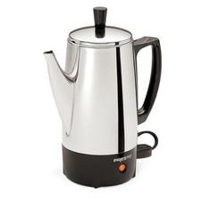 Cafetera Percoladora 6 Tazas Acero Inoxidable Eléctrica Presto 02822 Cafetera Cafetera