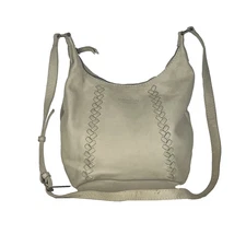 AMERICAN LEATHER Co Bone Smooth Leather Crossbody Handbag ALC2323S Hobo