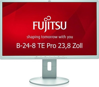  Fujitsu Display B24-8 TE Pro 23,8 Zoll LED Monitore Weiß