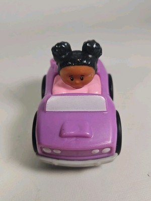 Fisher Price Little People Wheelies Car Purple Sedan 2014