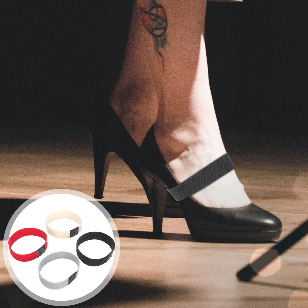 APL 4 Paia Lacci Tacco Anti Goccia Donna Donna Tacchi Cinturini Elasticizzati Scarpe Alte Caviglia