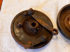 Vintage Springer Front Brake Drum Backing Plate Harley Flathead Knuckle