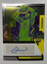 Josh Howard 2020-21 Panini Flux Autograph Influx AUTO #AI-JHW Dallas Mavericks