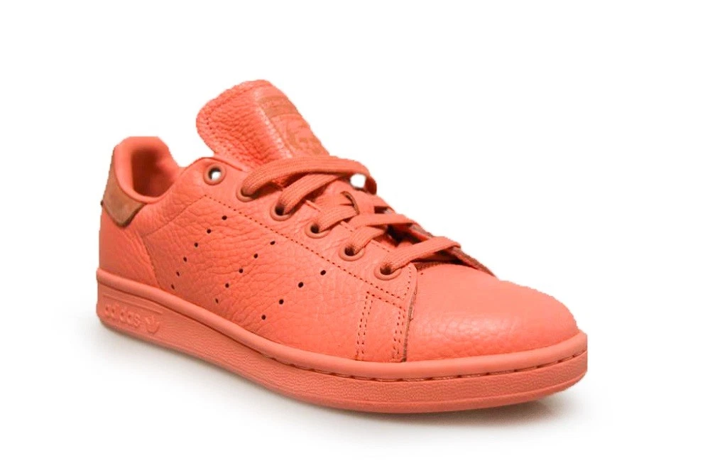 Womens Adidas Stan Smith BZ0469 - Rose Raw Pink Trainers Leather |