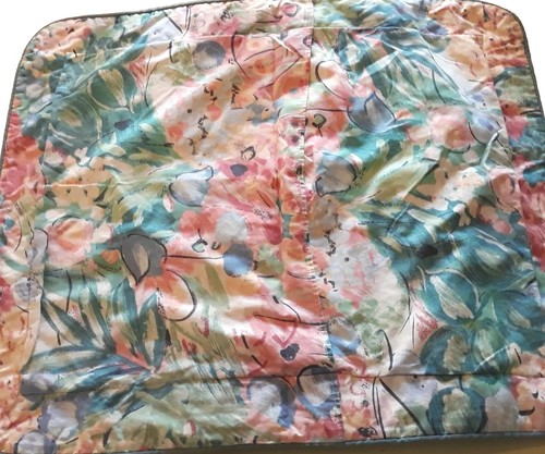 VTG Pillow Shams Set Of 2 1980s 30X24 Pair Cottage Core Grandma Core Flowers - 第 1/7 張圖片