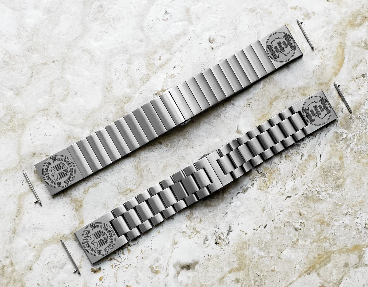 Engraved metal watch bands store