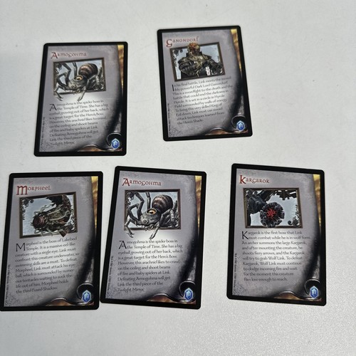 Zelda 2007 Nintendo Trading Cards 5-PACK Assorted Dark Lord Twilit Arachnid plus - Picture 2 of 14