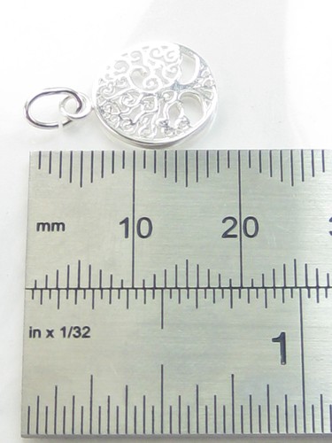 Tree of life tiny sterling silver charm .925 x 1 Trees charms - Picture 4 of 5