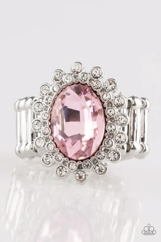 paparazzi anillo flexible rosa - Imagen 2 de 2