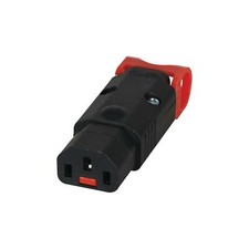IEC LOCK IEC C13 Rewireable Socket PA130100BK