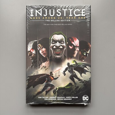 Injustice Gods Among Us Year One Deluxe Edition Hardcover HC Tom Taylor DC NEW